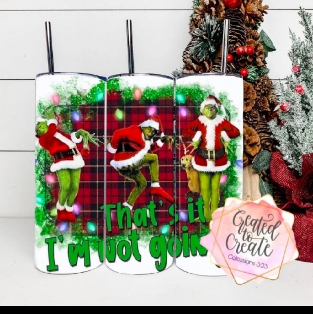 Grinch tumbler